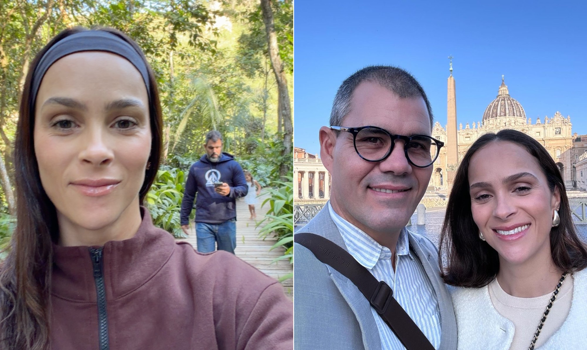 Quem é a mulher coach de Juliano Cazarré, que segue o apoiando em meio à polêmica: 'Sofrendo com a repercussão'