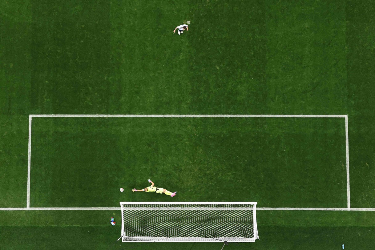 Messi perde pênalti contra a Áustria em jogo da Copa do Mundo 2026 — Foto: MICHAEL STEELE / GETTY IMAGES NORTH AMERICA / Getty Images via AFP