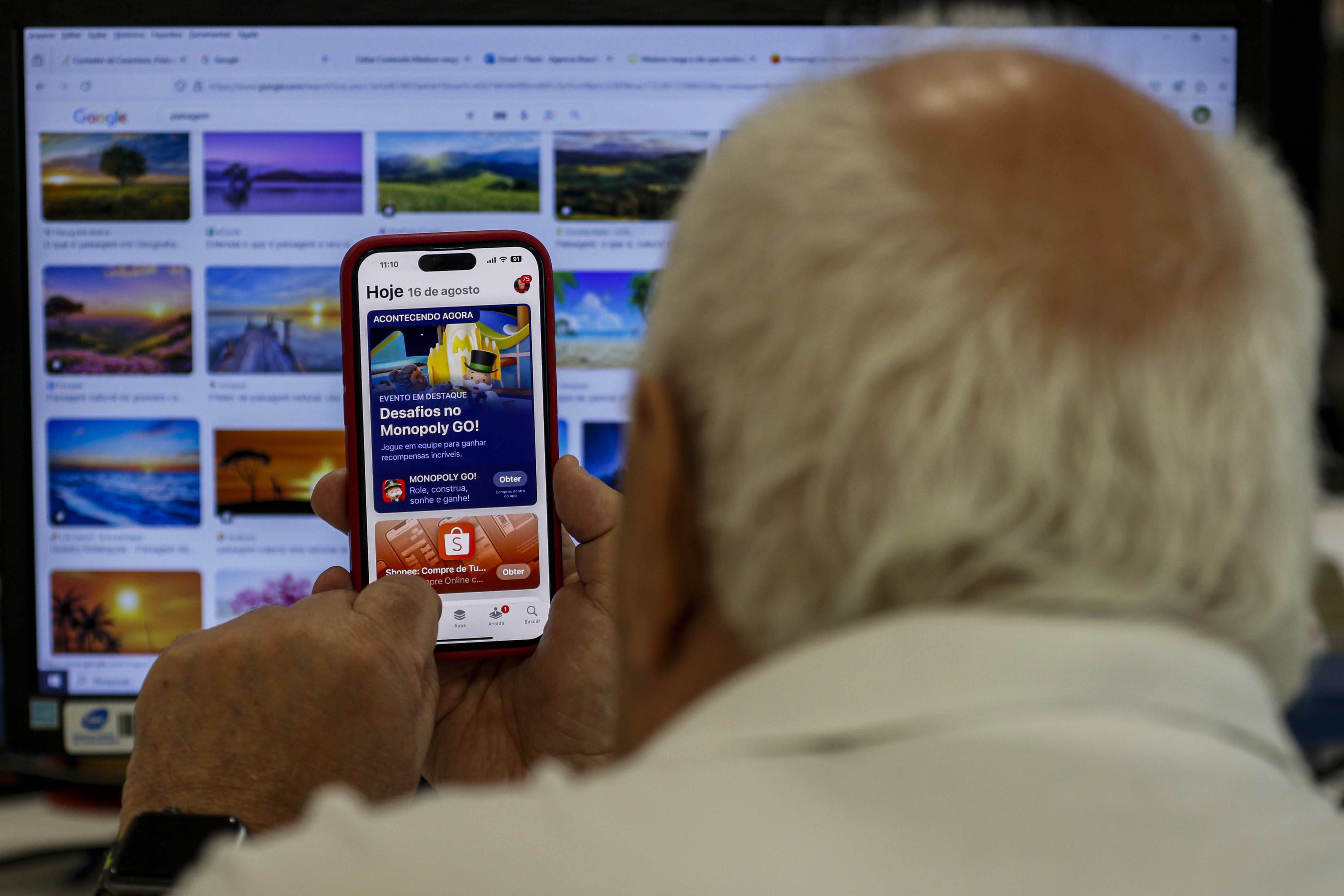 Celular pode reduzir risco de problemas de memória em idosos, diz estudo