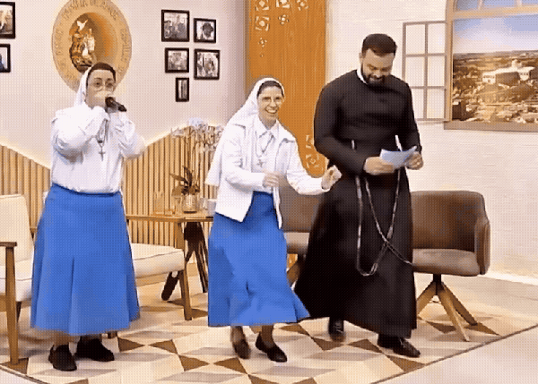The nuns went viral after dancing on a TV show - Image: Reproduction