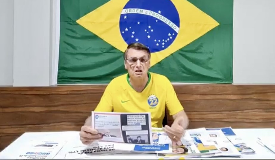 Camisa Bolsonaro seleção brasileira 2023