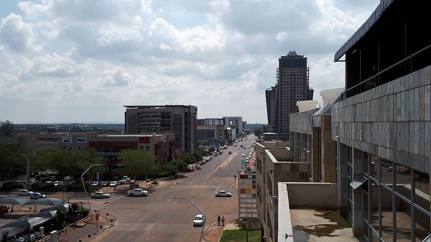 Gaborone, capital de Botsuana