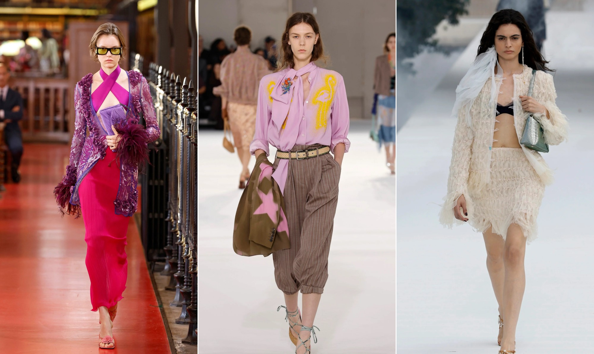 Paris Fashion Week: Silhuetas fluidas, pele à mostra e misturas radicais marcam as coleções de verão 2027