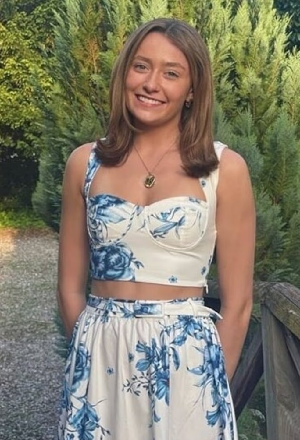 Chloe Childress, de 18 anos, foi encontrada morta dentro do Camp Mystic; ela era monitora do espaço — Foto: Reprodução