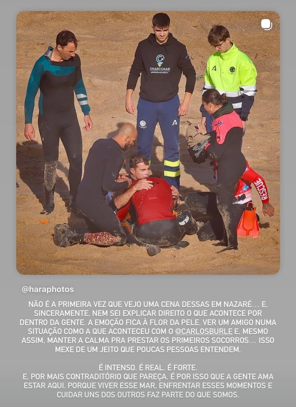 Will Santana spoke on his social networks about saving Carlos Burl – Photo: Reproduction/Instagram