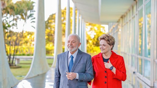 Lula mostra primeira visita de Dilma ao  Alvorada após sofrer o impeachment de 2016