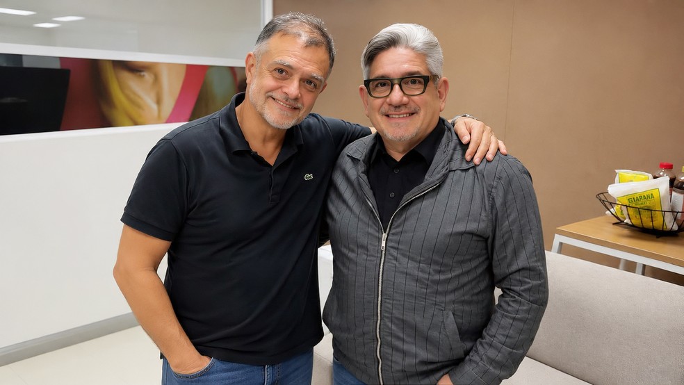 Paulo Vasconcelos com o s�cio Guillermo Raffo - Foto: Divulga��o