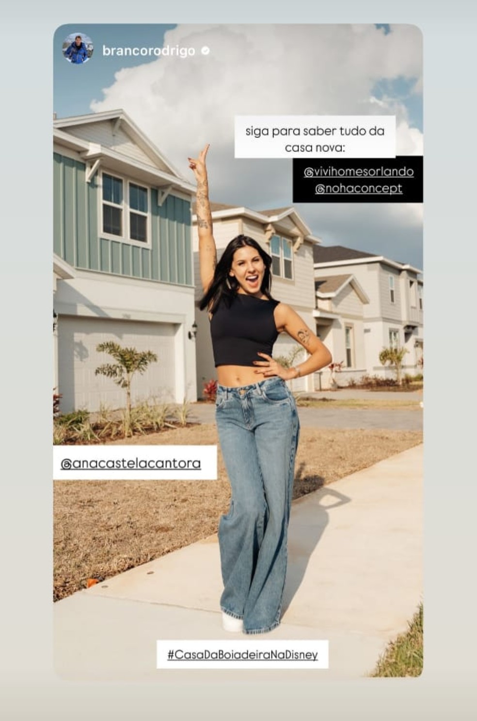 Ana Castela comprou mansão em Orlando — Foto: Reprodução Instagram