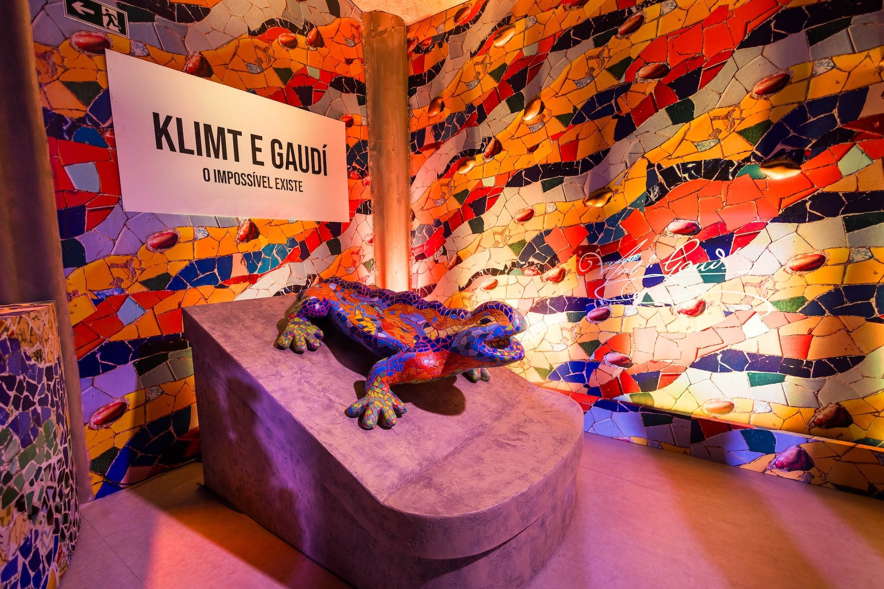 "Klimt e Gaudí", exposição imersiva mais vista do mundo, che