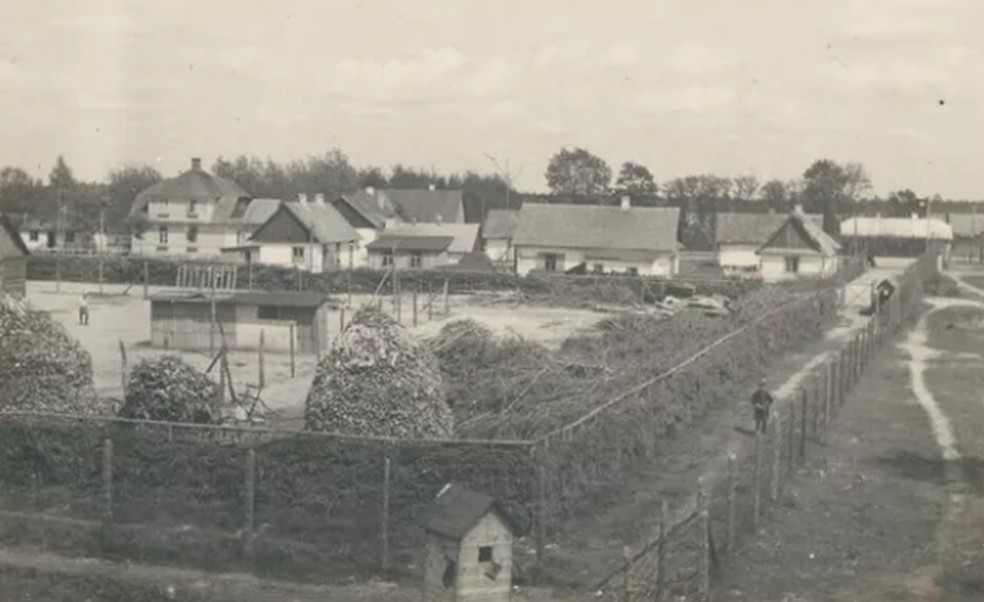 O campo de extermínio de Sobibor, na Polônia — Foto: Reprodução