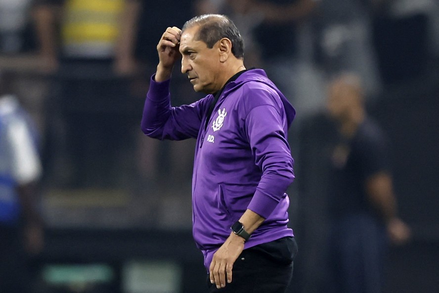 Ramon Diaz  durante a Copa Sul-Americana
