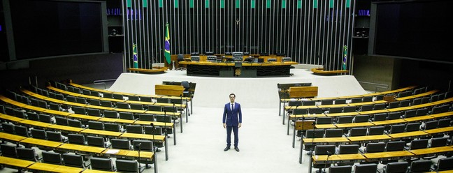 O ex-procurador Deltan Dallagnol teve a cassação do mandato confirmada pela Mesa Diretora da Câmara nesta terça-feira — Foto: Brenno Carvalho/ Agência O Globo