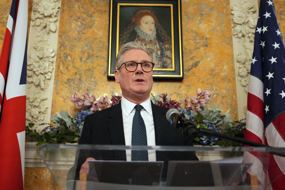 Premier britânico, Keir Starmer — Foto: Carl Court/AFP