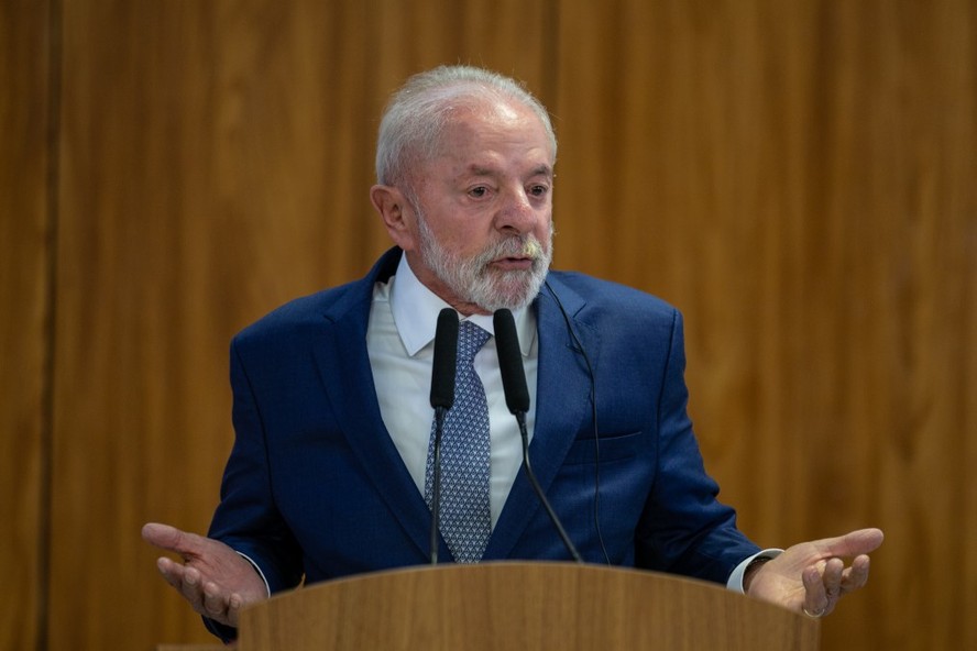 O presidente Luiz Inácio Lula da Silva