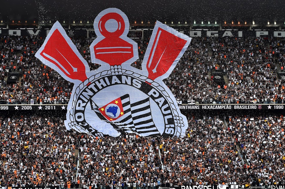 Torcida do Corinthians  Foto: AFP