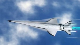 A-HyM Hypersonic Air Master: Projeto conceitual comercial que prevê Mach 7,3 e estrutura de titânio e fibra de carbono. Capacidade estimada para 170 passageiros. — Foto: Divulgação