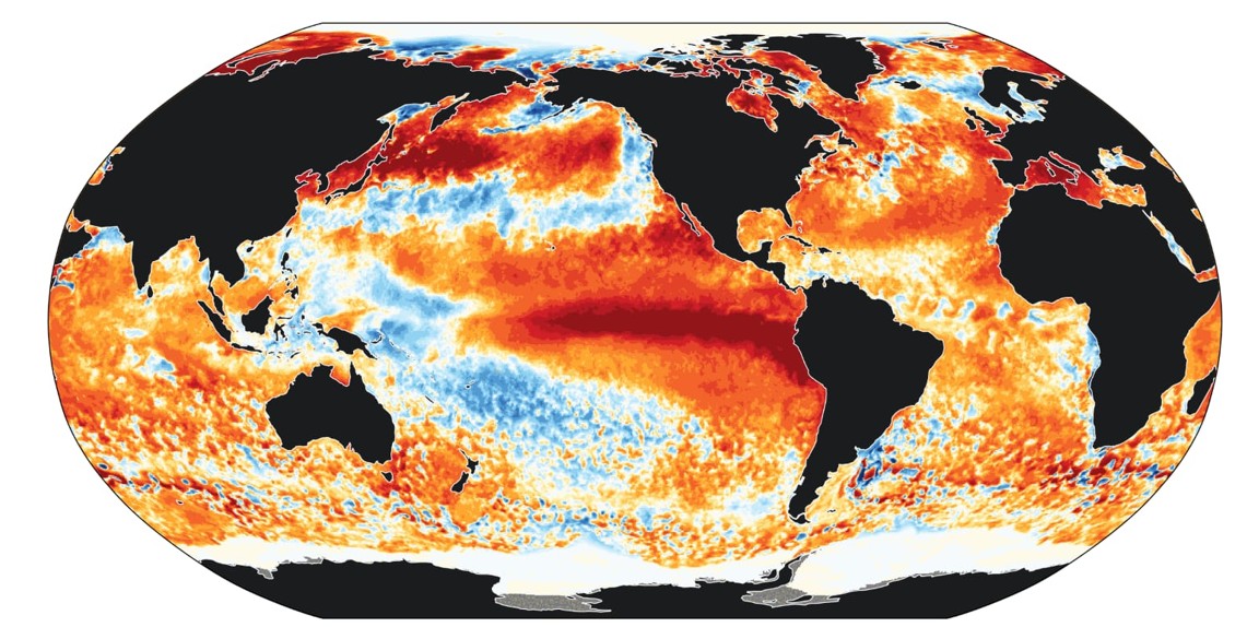 Temperatura dos oceanos em 2026 é a mais alta já registrada, aponta Serviço de Mudanças Climáticas da União Europeia - QTU Questões do Universo