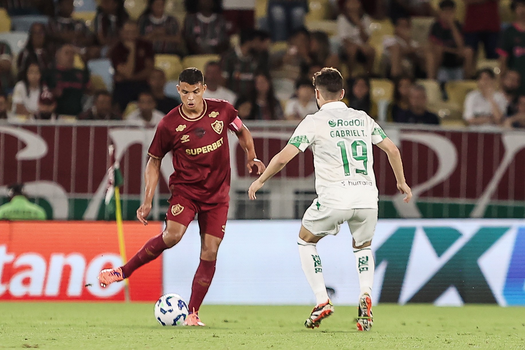 Thiago Silva salva o Fluminense nos acréscimos contra o Juventude, pelo Brasileiro