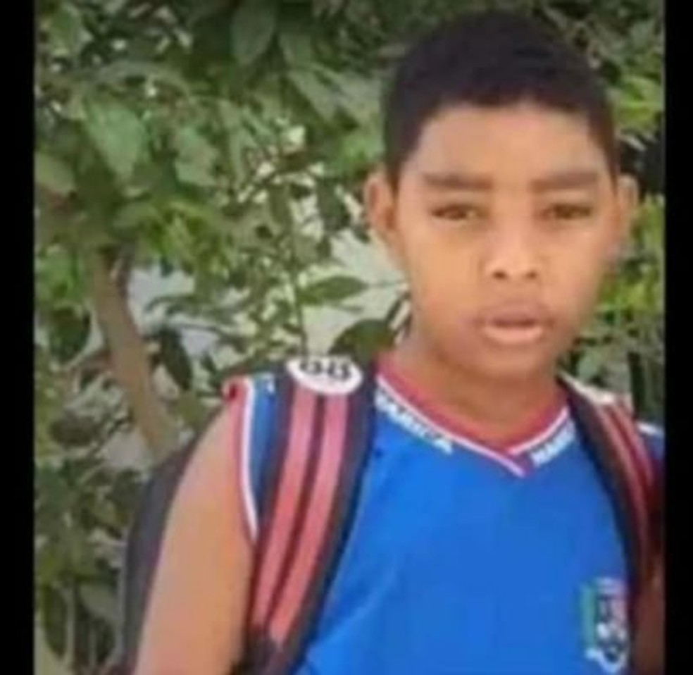 Dijalma de Azevedo, de 11 anos, morreu na manhã de 12 de julho, após ser baleado — Foto: Reprodução