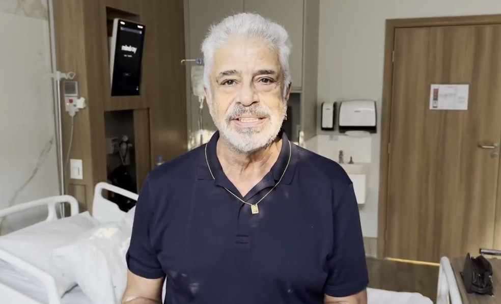 Lulu Santos ficou tr&ecirc;s dias internado na Cl&iacute;nica S&atilde;o Vicente, na G&aacute;vea, Zona Sul do Rio &mdash; Foto: Reprodu&ccedil;&atilde;o