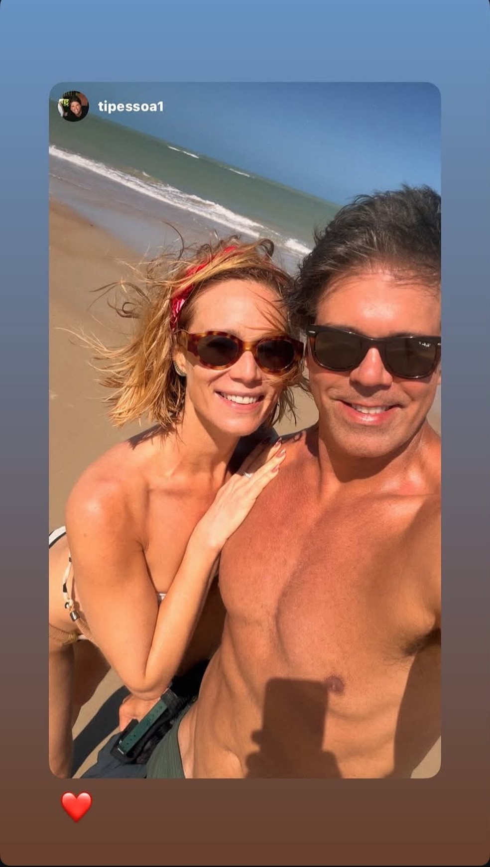 Mariana Ximenes e Tiago Pessôa — Foto: Reprodução Instagram