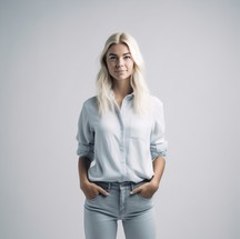 A mulher mais bonita da Suécia — Foto: Reprodução/ StyleSeat