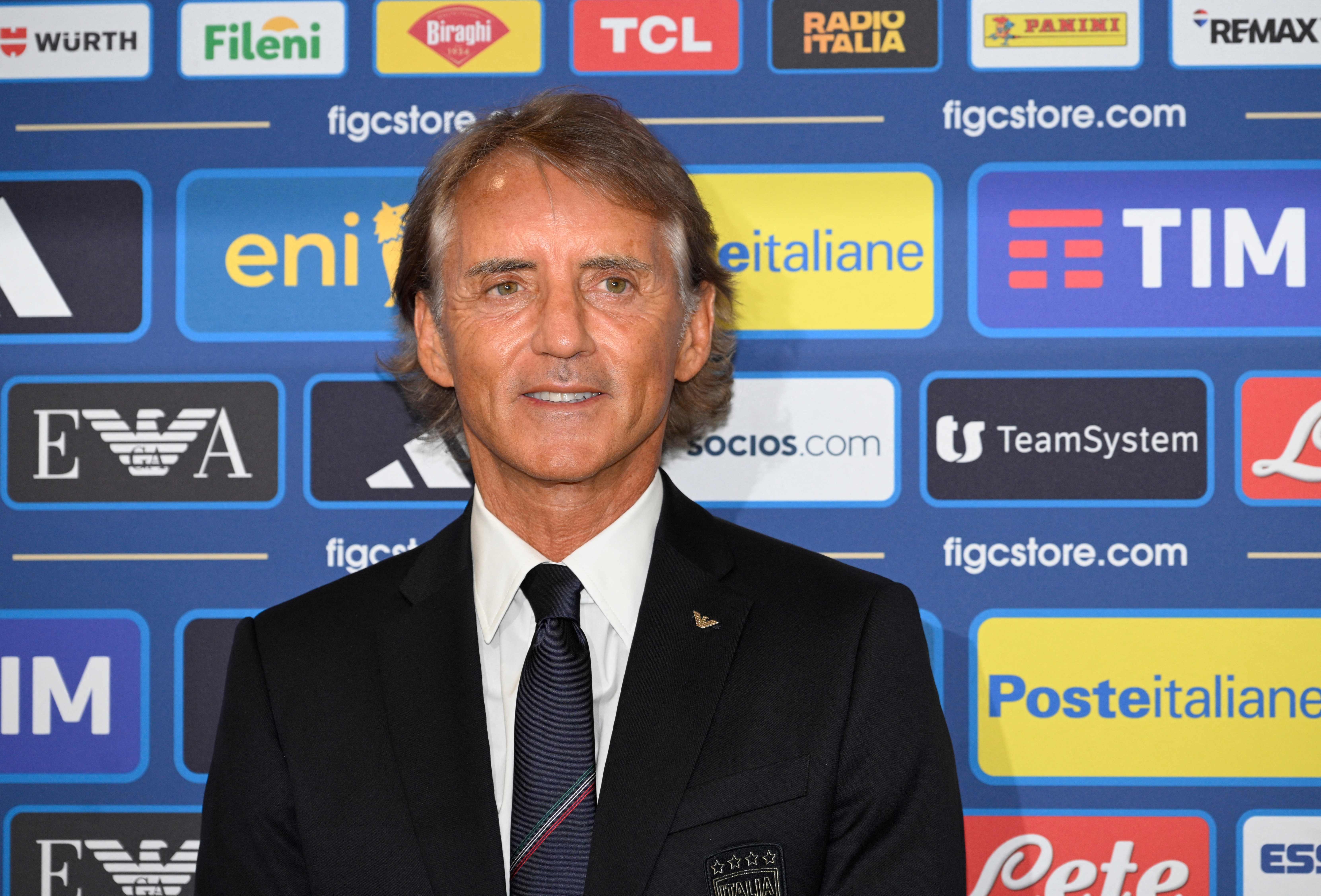 Roberto Mancini é apresentado como novo técnico da Itália: 'Estou aqui para levar a seleção ao lugar que ela merece'