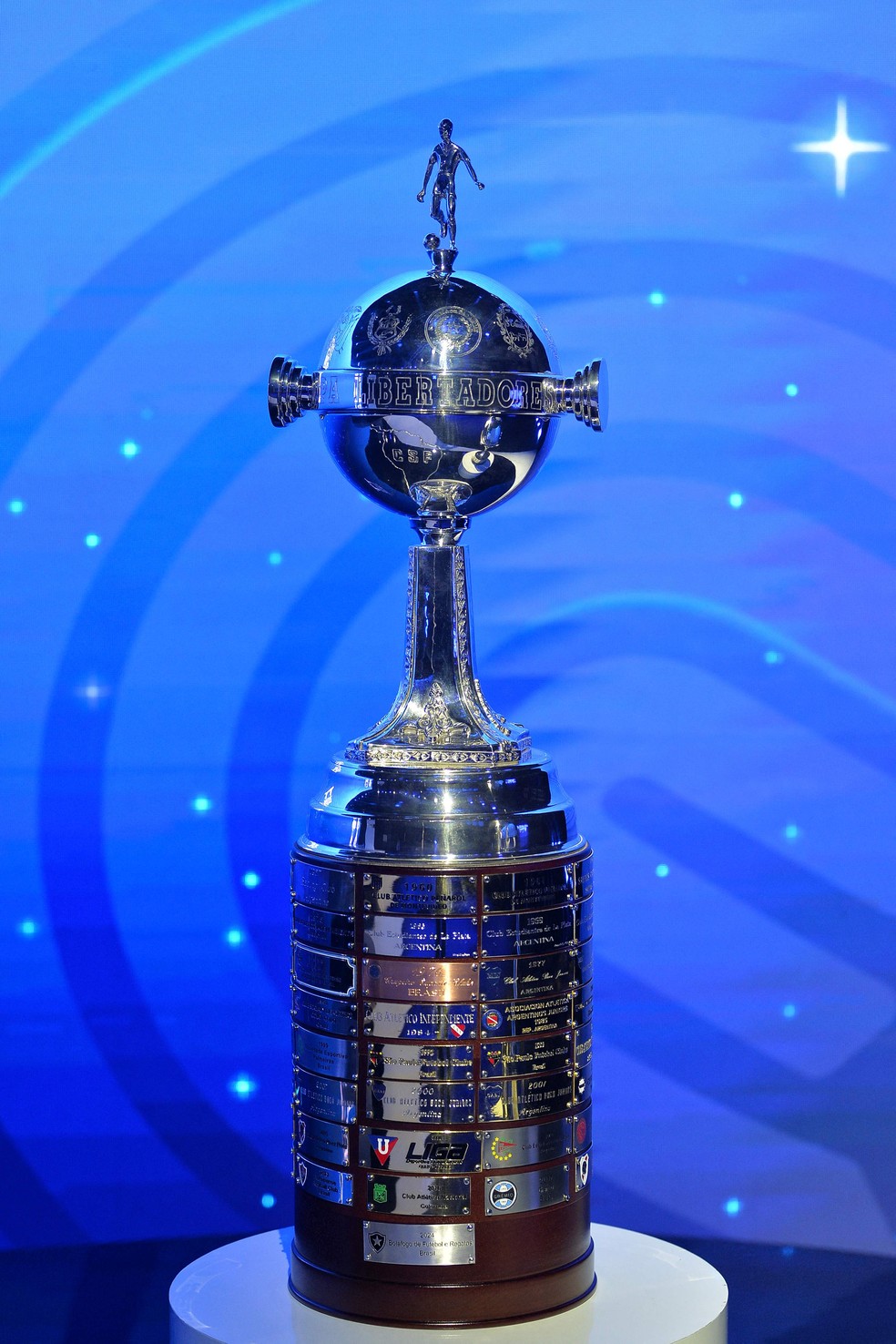 Taça da Copa Libertadores — Foto: DANIEL DUARTE / AFP