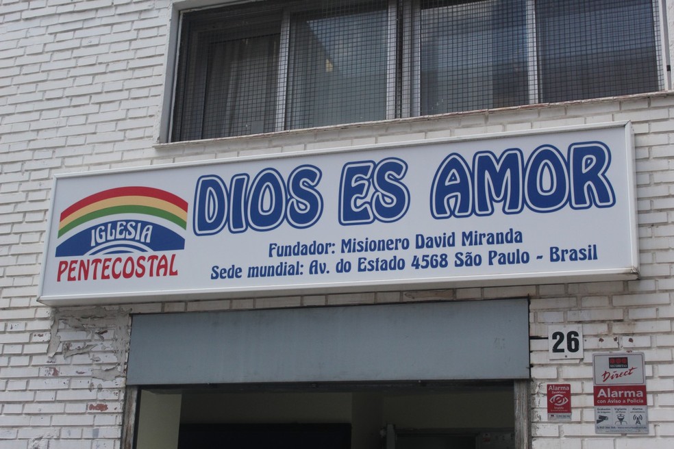 Igreja "Deus é Amor", em Madri — Foto: Eduarda Melo