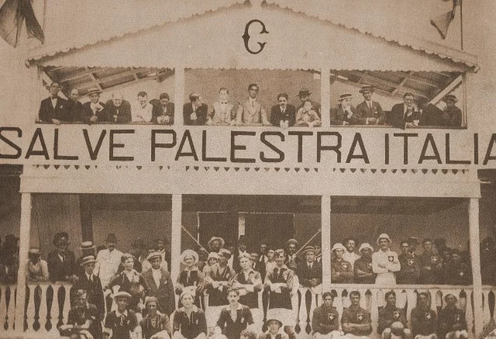 O Palestra Itália, que mais tarde viria a ser rebatizado para Palmeiras, foi fundado pela colônia italiana em São Paulo — Foto: Divulgação/Palmeiras