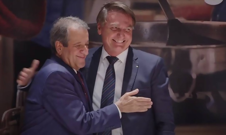 Jair Bolsonaro e Valdemar Costa Neto
