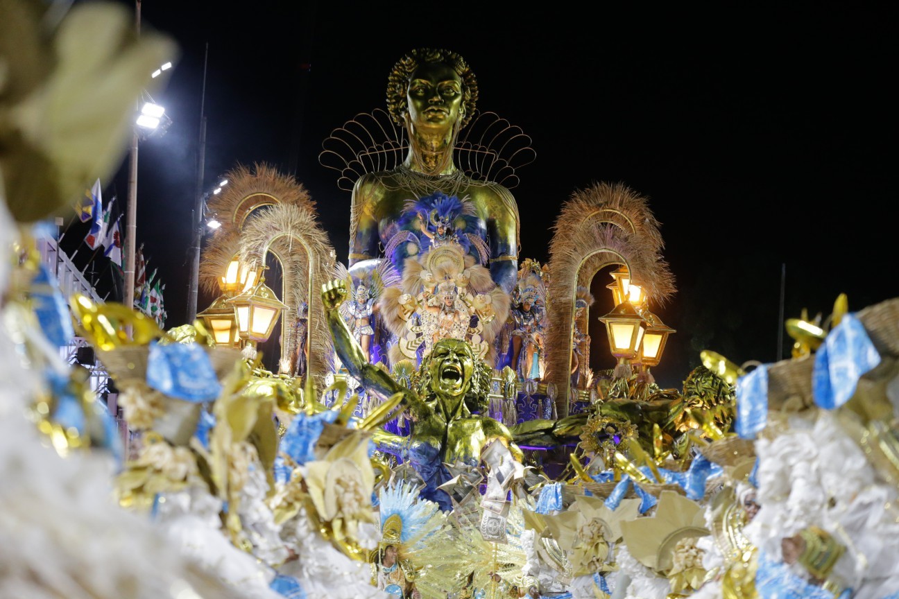 Desfile da Beija-Flor de Nilópolis  — Foto: Domingos Peixoto