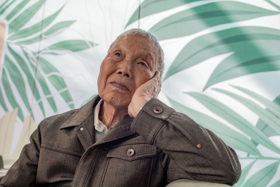 Aos 85 anos, Kunihiko Bonkohara relembra infância e bombardeio em Hiroshima — Foto: Edilson Dantas/O GLOBO