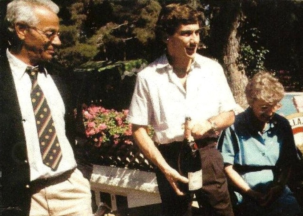 Hermano da Silva Ramos met Ayrton Senna when the São Paulo native was participating in his first Formula 1 GPs — Photo: Personal archives