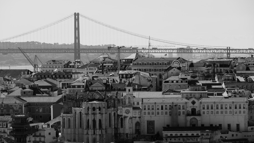 Panorama do centro de Lisboa
