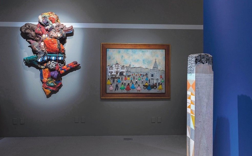 Exposição “Paisagem em suspensão”, na Caixa Cultural Belém, reúne obras dos acervos do Museu Nacional de Belas Artes e do Museu Castro Maya, ambos no Rio — Foto: Divulgação/Vicente de Mello