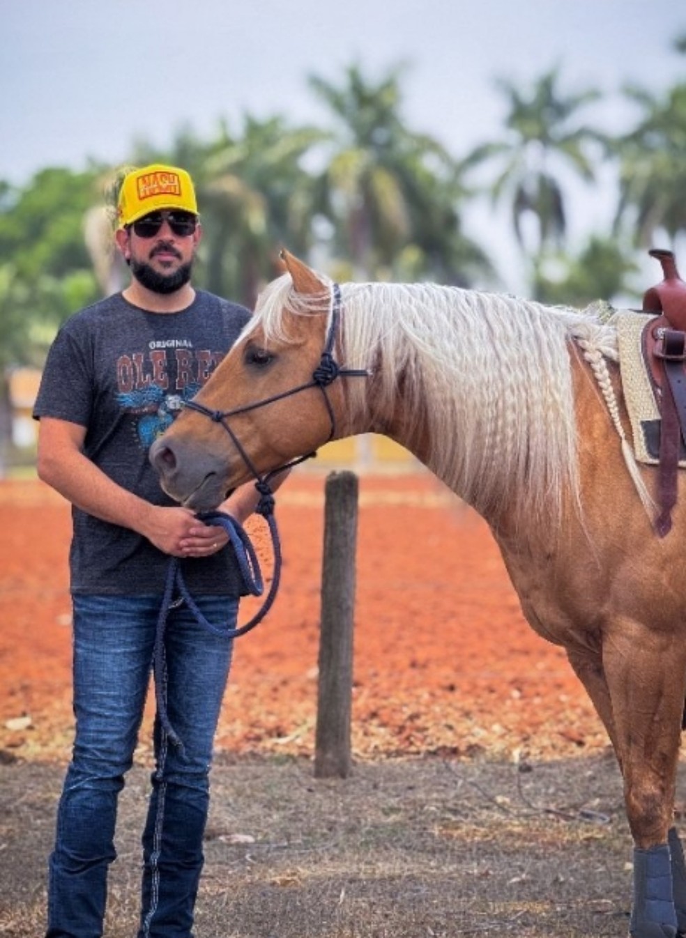 Sorocaba, da dupla com Fernando, segue tendência de estrelas sertanejas no agronegócio — Foto: Reprodução Instagram @ranchodasamericas