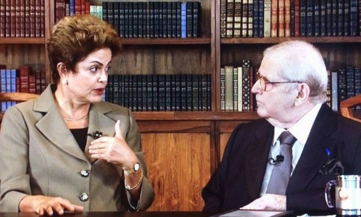 Entrevista com Dilma, em junho de 2015, 'causou rebuliço', segundo apresentadora, que foi acusada de não ser muito direta — Foto: Divulgação/TV Globo