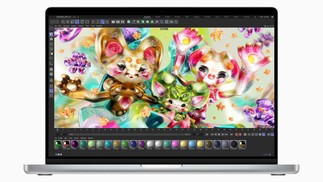 O novo MacBook Pro tem tela de retina líquida XDR que traz mais brilho e mais sombra.  Tem  1080 pixels.Divulgação