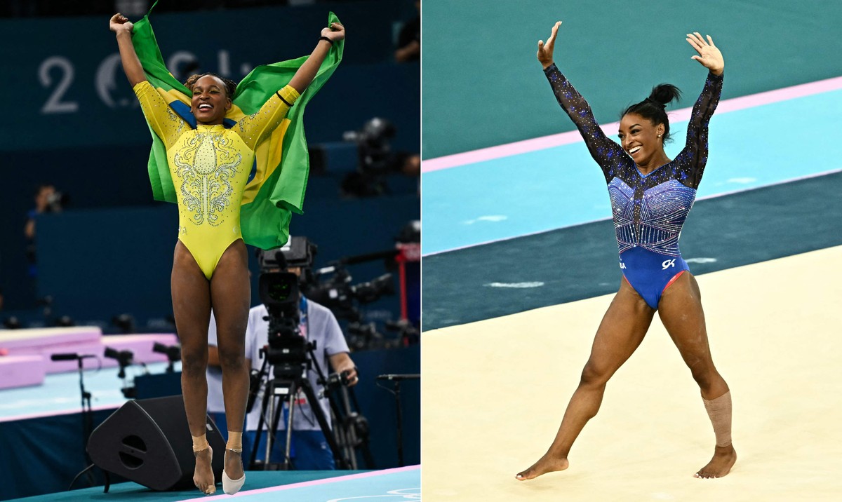Rebeca Andrade x Simone Biles: acompanhe ao vivo a final do salto da ...