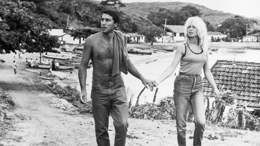 Bob Zagury e Brigitte Bardot em Búzios em 1964