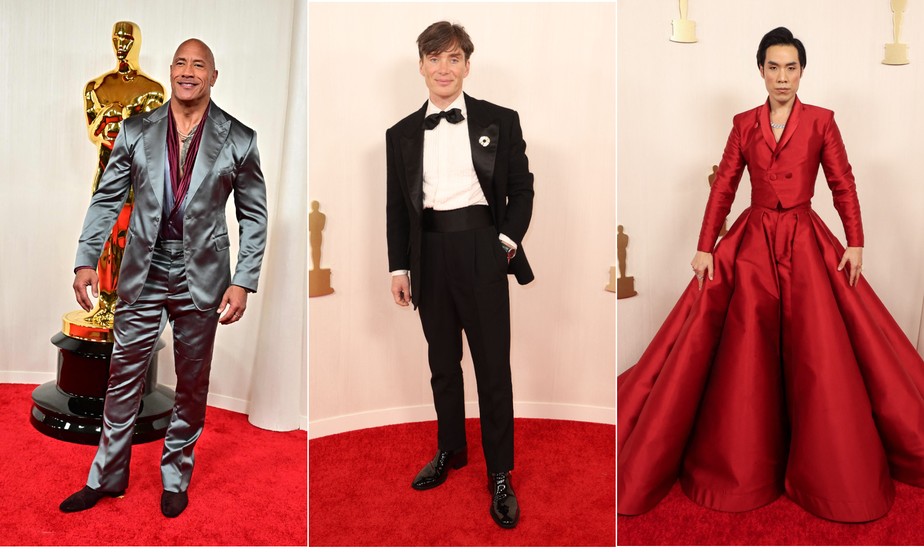 Oscar 2024: homens ousam e mostram poder fashion na premiação; veja looks