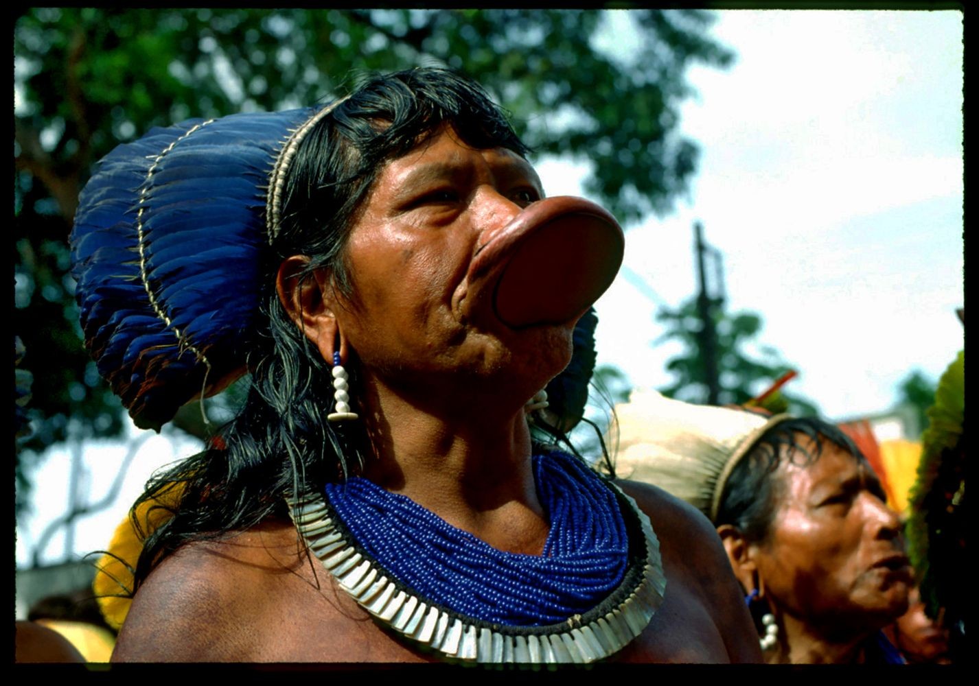 'Cacique Raoni Metuktire', 1984 — Foto: Divulgação/Leila Jinkings