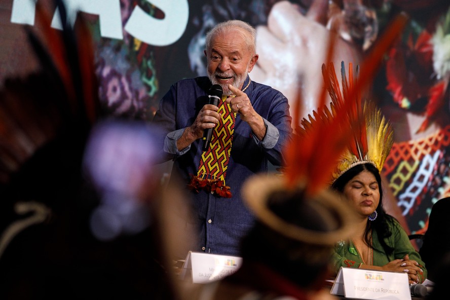 Presidente Lula na Reunião do Conselho Nacional de Política Indigenista (CNPI).