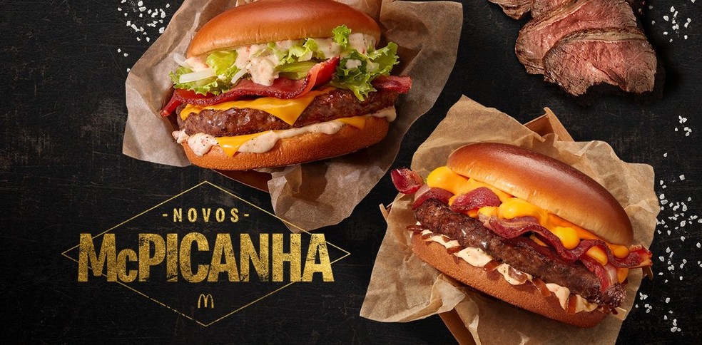 Novos McPicanha, que não tem picanha no hambúrguer, têm venda suspensa no Distrito Federal Reprodução — Foto:         