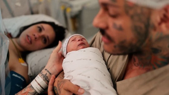 Toguro e Nara Paraguaia compartilham vídeo do filho Gael, após problema em parto humanizado