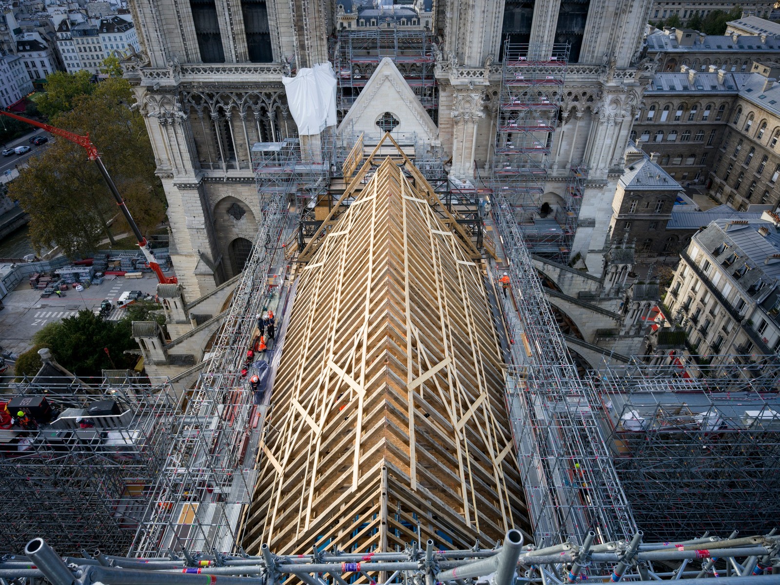 Restauração de R 3,7 bilhões da catedral de NotreDame está 