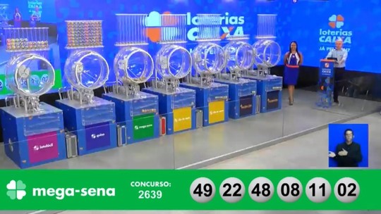 Mega-Sena sorteia prêmio de R$ 9,7 milhões; confira os números