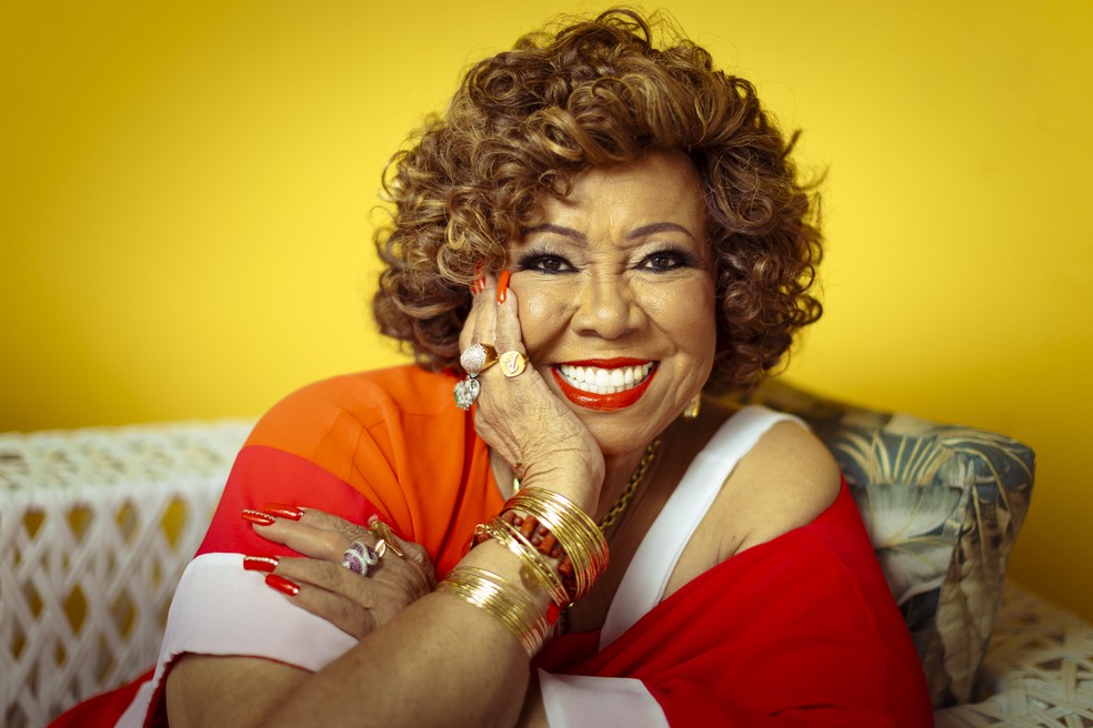 A cantora Alcione — Foto: Leo Martins/Agência O Globo