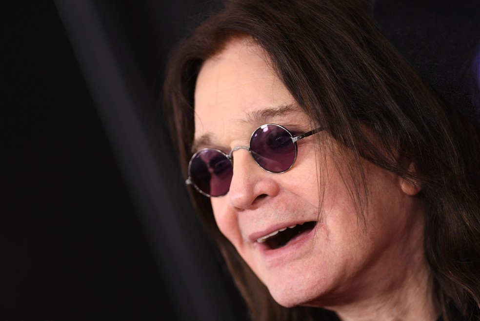 Ozzy Osbourne em uma premiação em Los Angeles — Foto: Valerie Macon